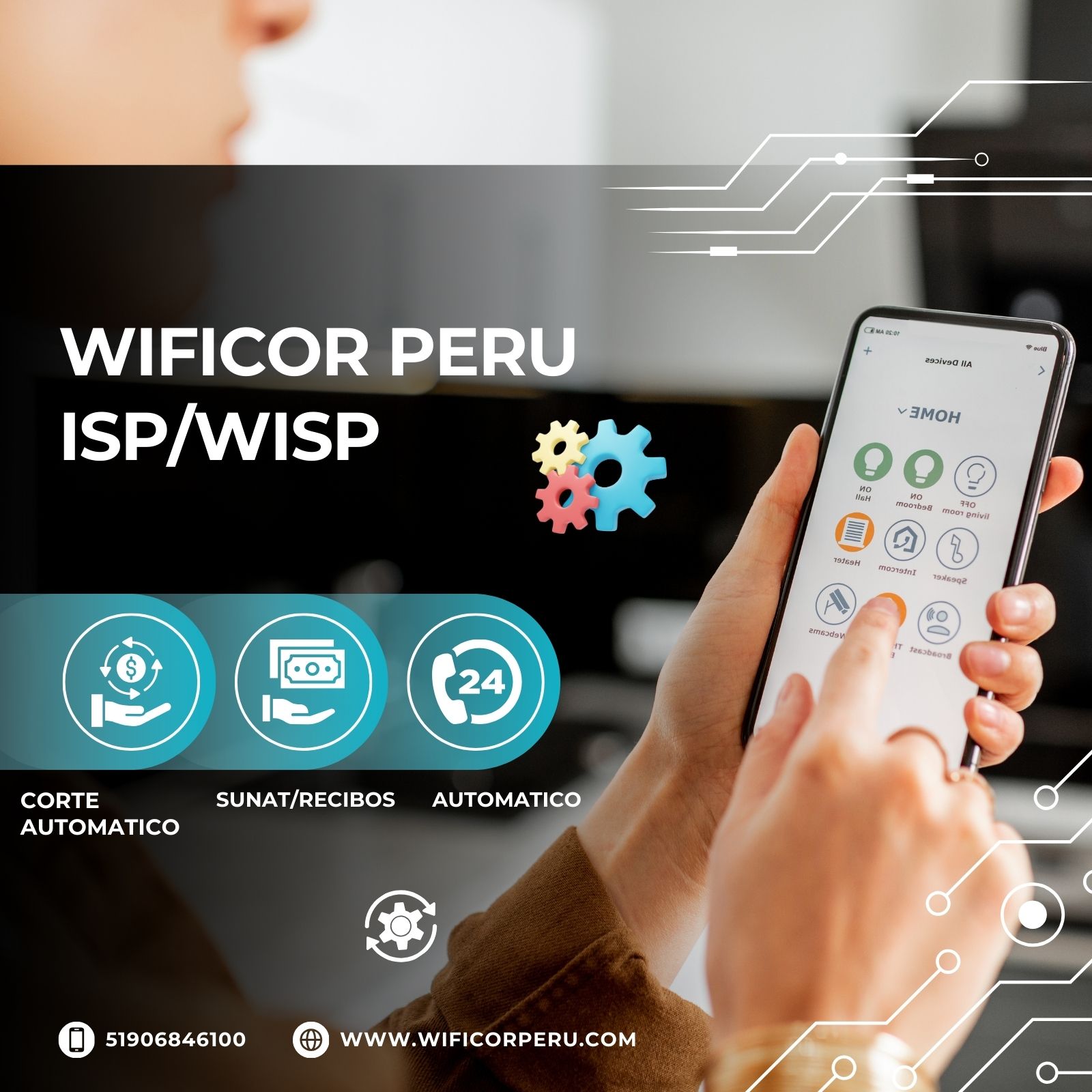 Fibra óptica Wificor